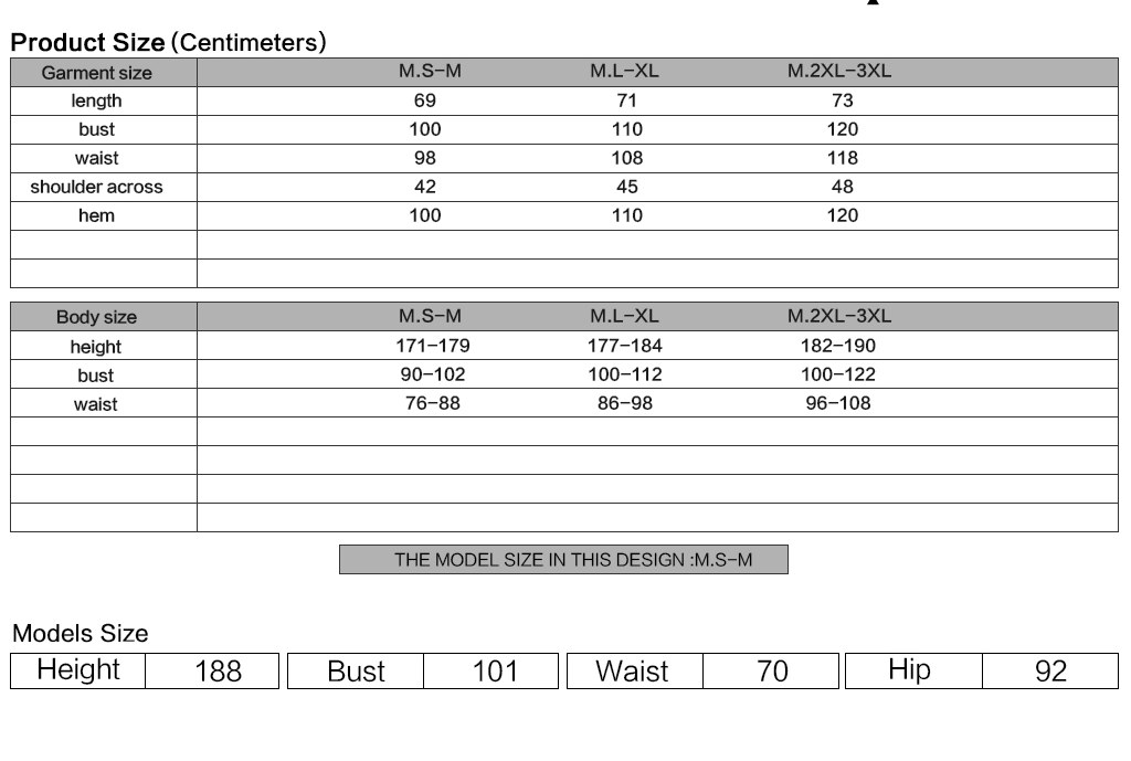 Tincture Men's Punk Hooded Sleeveless Top in Black Size Chart