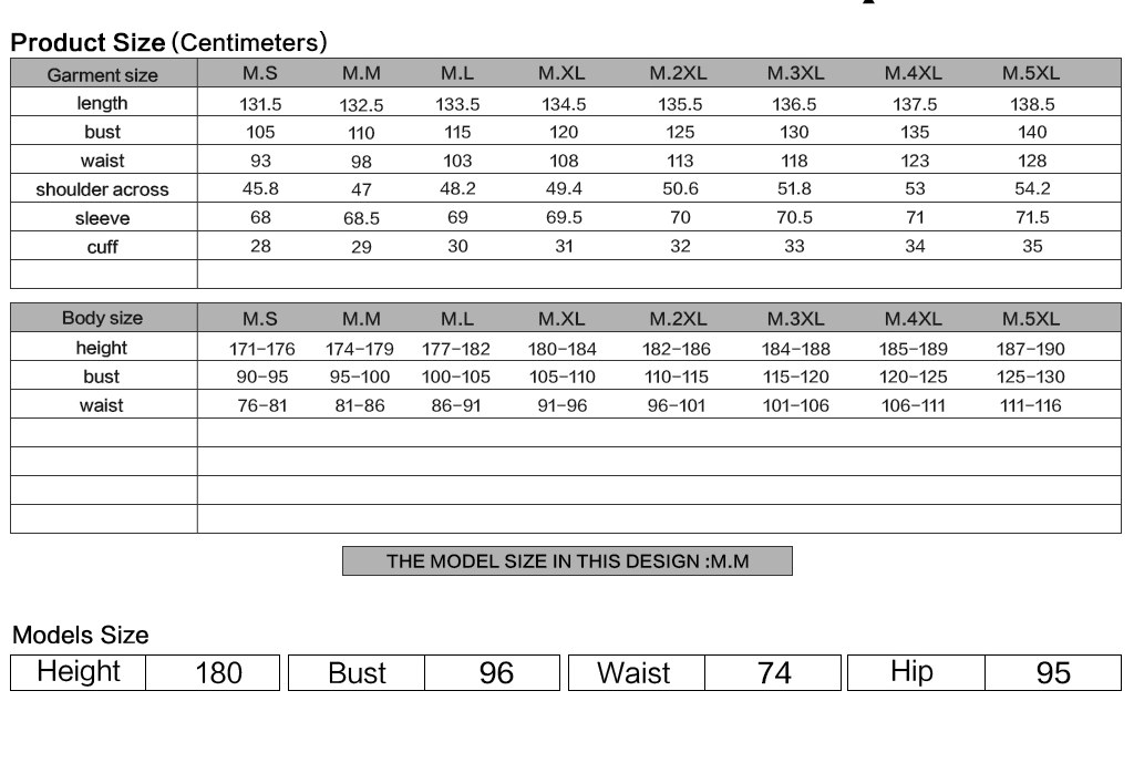 Malenfer Gothic Distressed Faux Leather Studded Coat Men's Size Chart