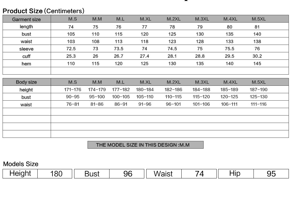 Ravenna Gothic Lace Chiffon Shirt Men's Size Chart