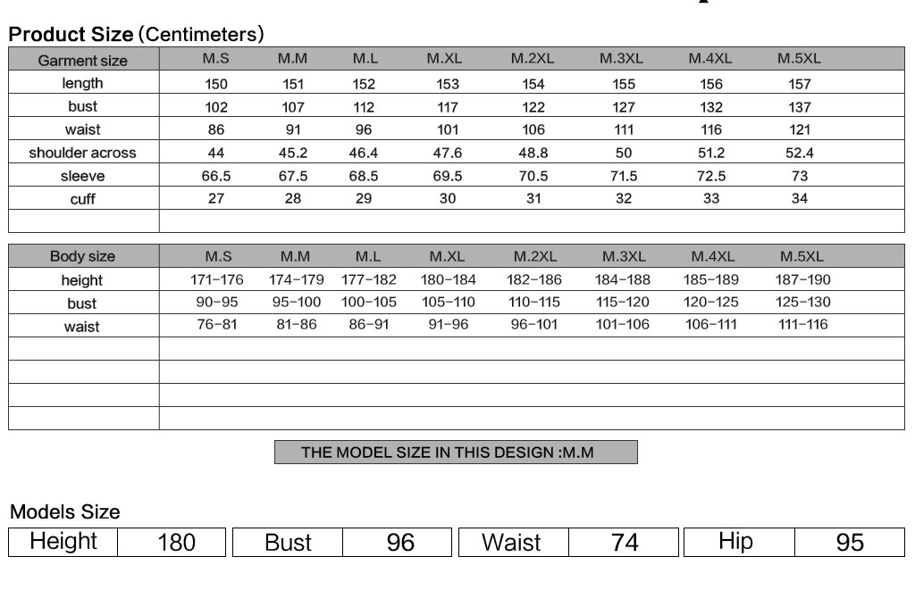 Nadir Gothic Wool Embroidery Cloak Coat Men's Size Chart