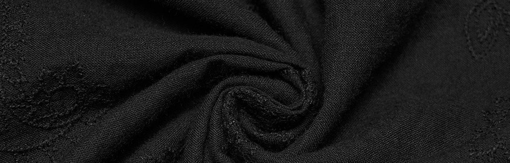 Atavism Gothic Embroidery Shirt Men's Size Chart